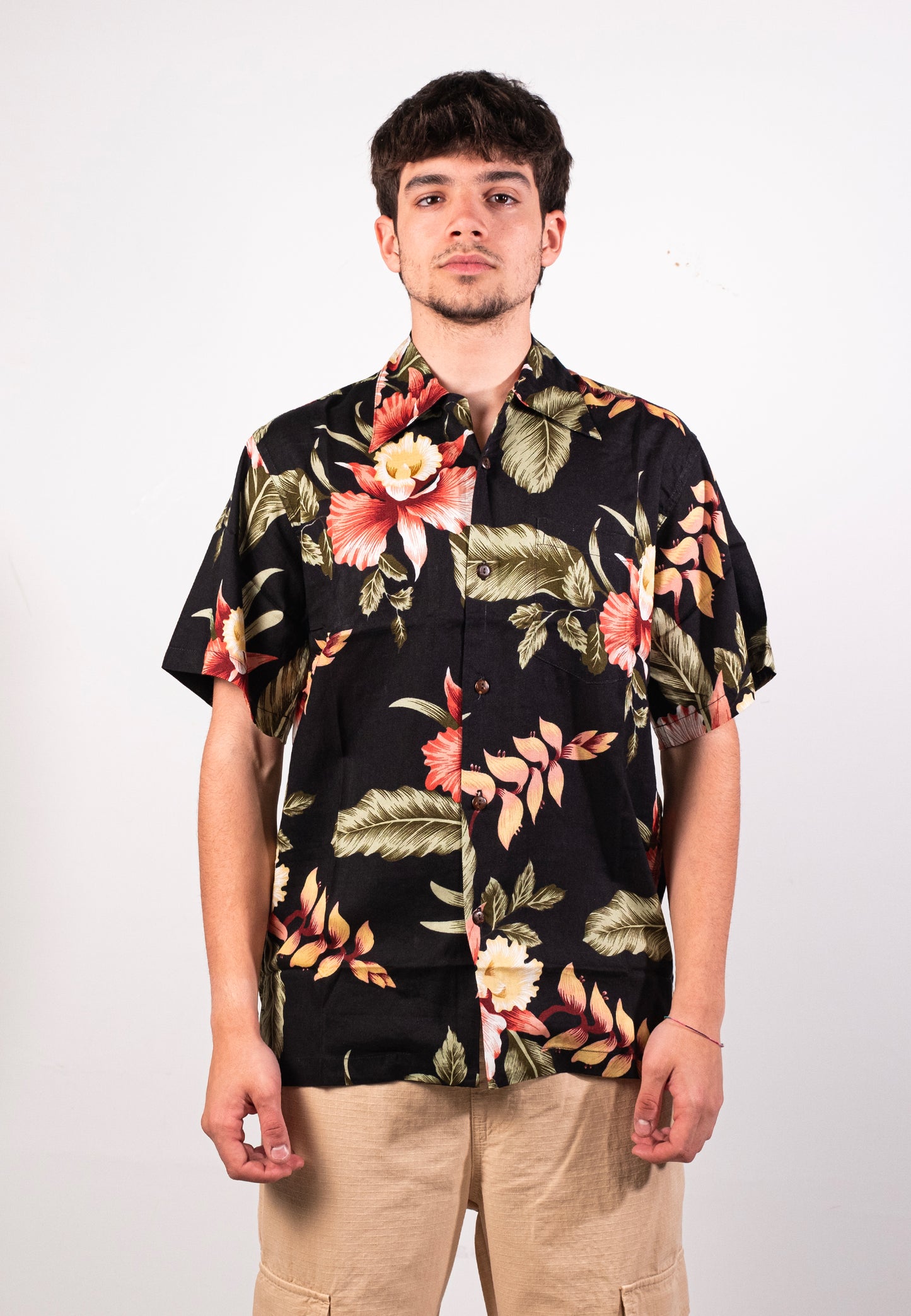 Karmakula Hawaiian Shirt - Nevada Black-Black