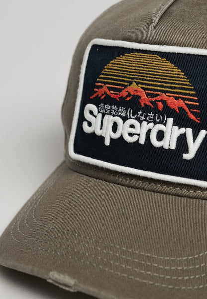 Superdry Cap - Graphic Trucker Cap-Black