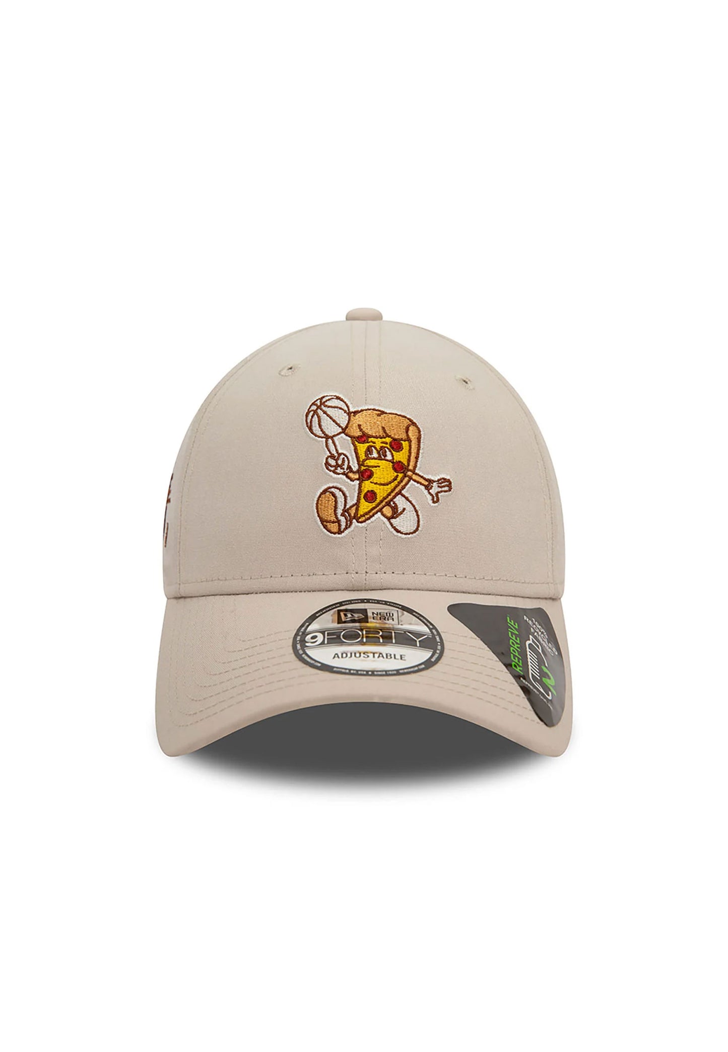 Cappellino New Era - 9Forty Basketball Pizza Repreve-Crema