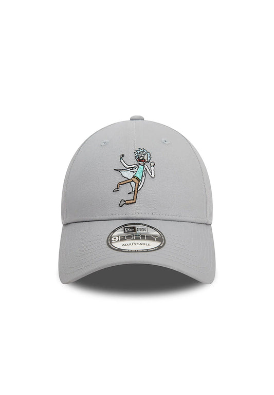 Cappellino New Era - 9Forty Rick and Morty-Grigio