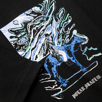 T-shirt a maniche corte Polar - Rider Tee-Nero