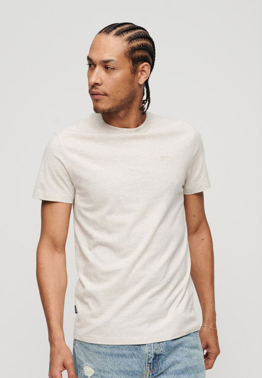 Superdry Short Sleeve T-Shirt - Vintage Logo Tee-Cream