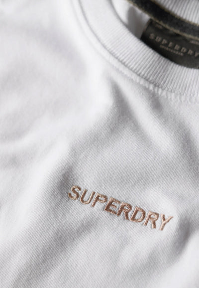 T-shirt a maniche corte Superdry - Micro Logo Graphic Tee-Bianco