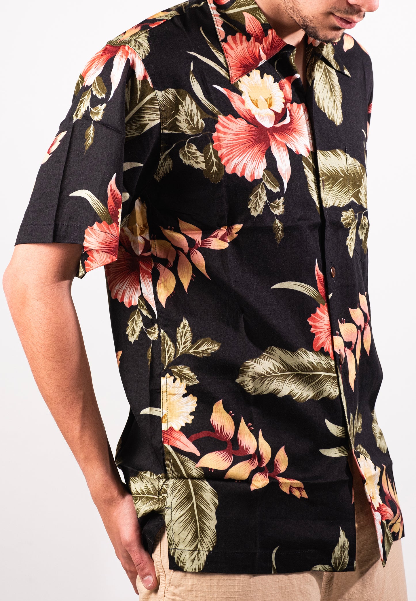 Karmakula Hawaiian Shirt - Nevada Black-Black