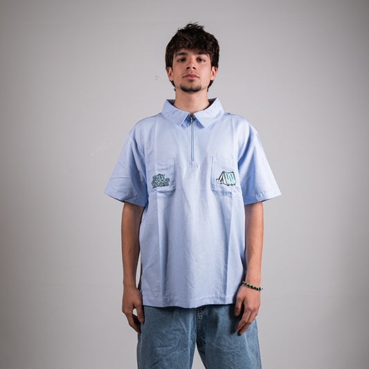 Polo a maniche corte Deceit - Outdoor Madness Shirt -Azzurro