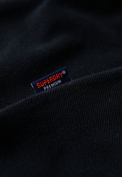 Polo Superdry - Classic Pique Polo-Nero