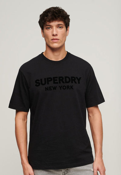 T-shirt a maniche corte Superdry - Luxury Sport Tee-Nero
