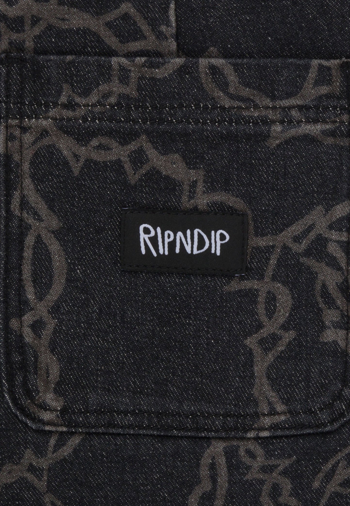 Rip N Dip Jeans - Wired Denim Pants-Black