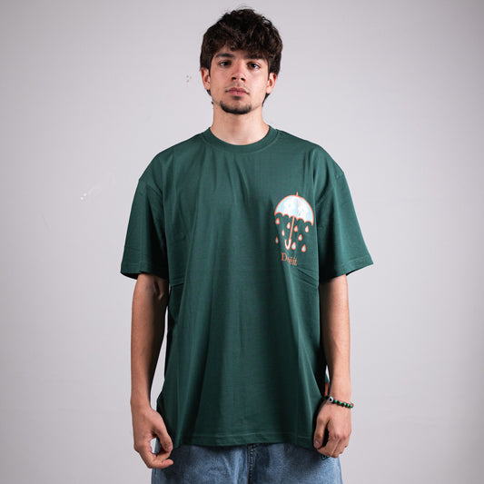 Deceit T-shirt - Umbrella -Green