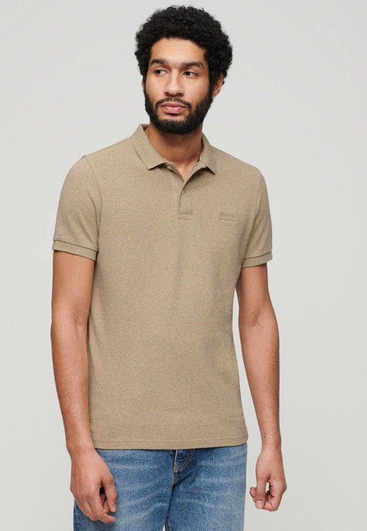 Polo a maniche corte Superdry - Classic Pique Polo-Marrone