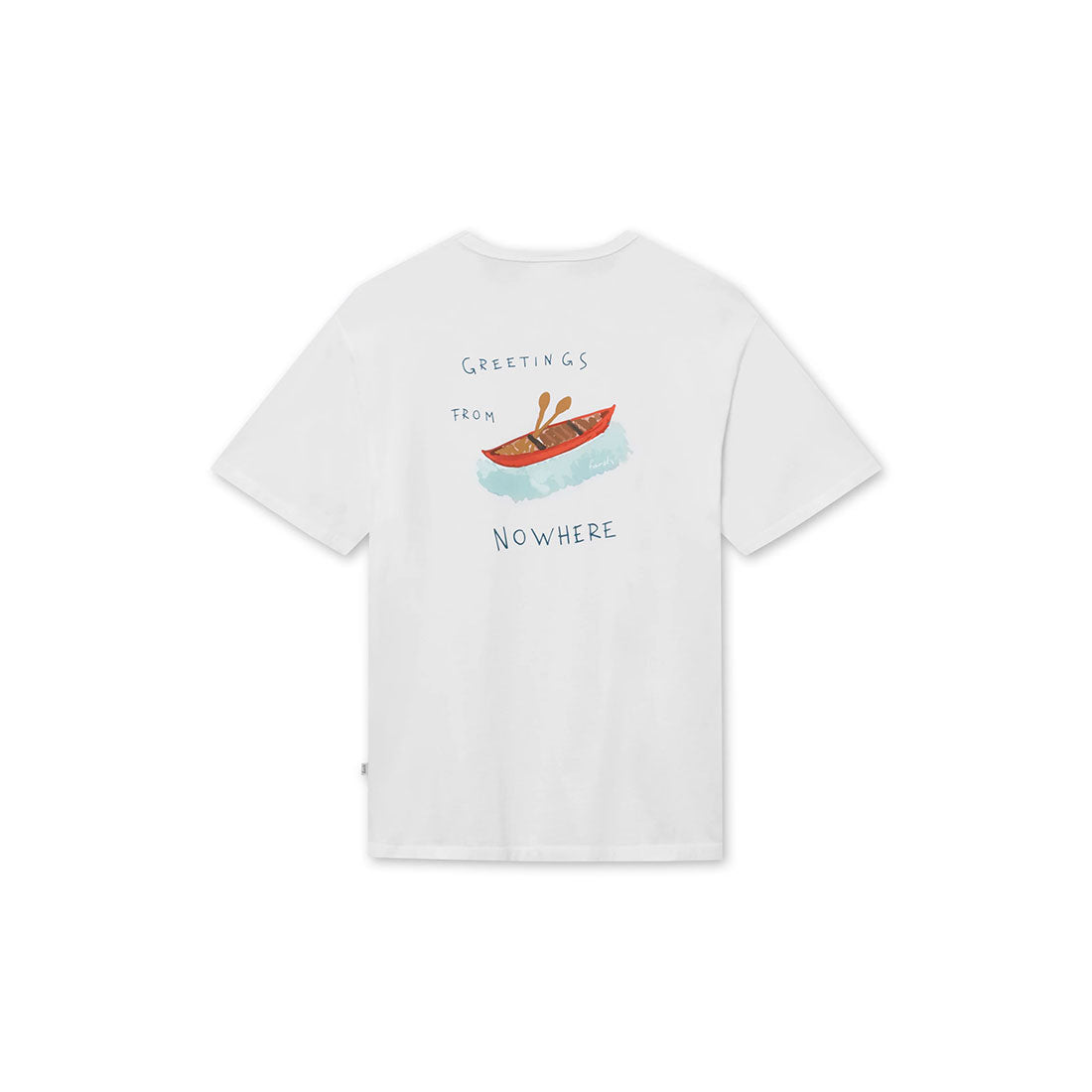 T-shirt a maniche corte Forét - Paddle Tee-Bianco