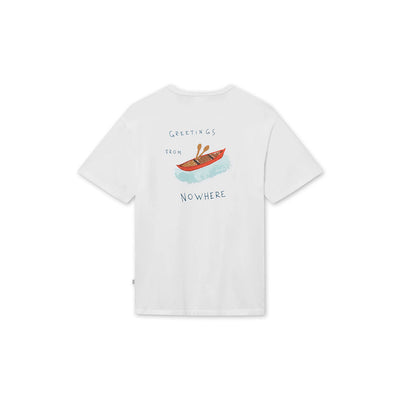 T-shirt a maniche corte Forét - Paddle Tee-Bianco