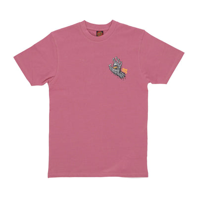 T-shirt a maniche corte Santa Cruz - Melting Hand Tee-Rosa