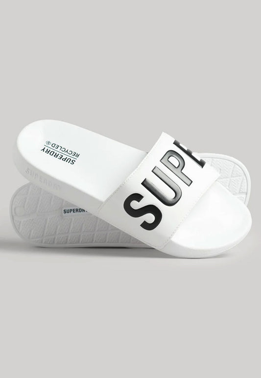 Superdry Slides - Core Slide-White