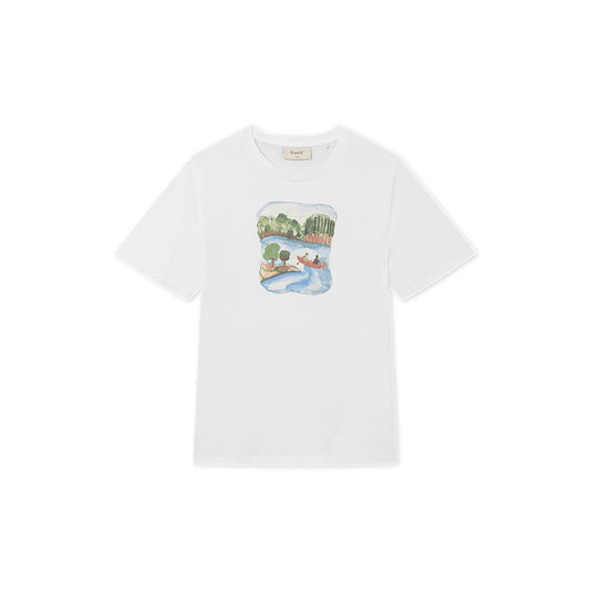 Forét short sleeve t-shirt - Canoe Tee-White