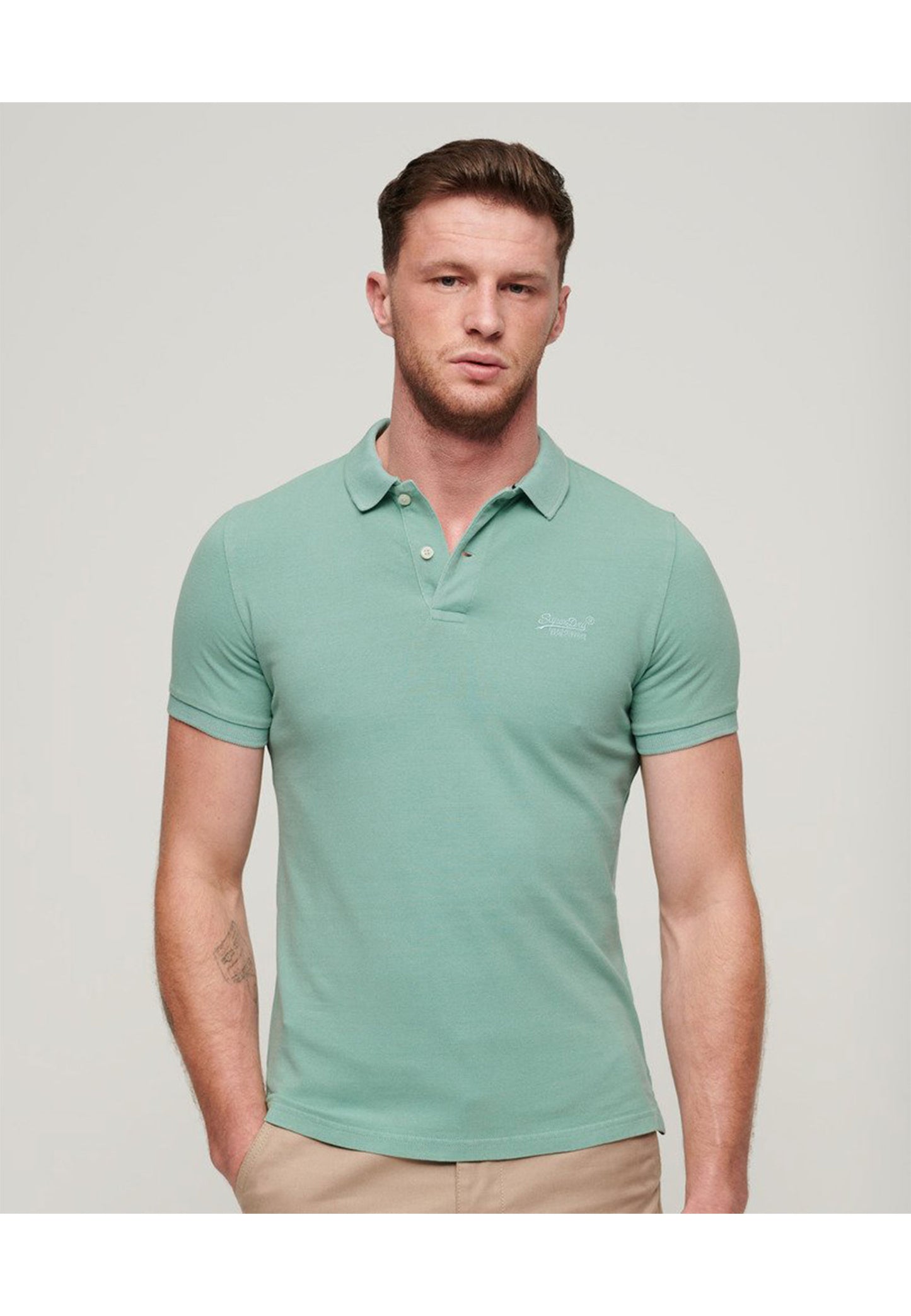 Superdry Polo - Classic Pique Polo-Green