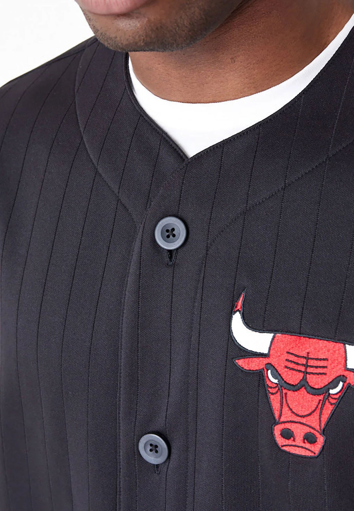 Camicia New Era - Chicago Bulls NBA Team Logo Shirt-Nero