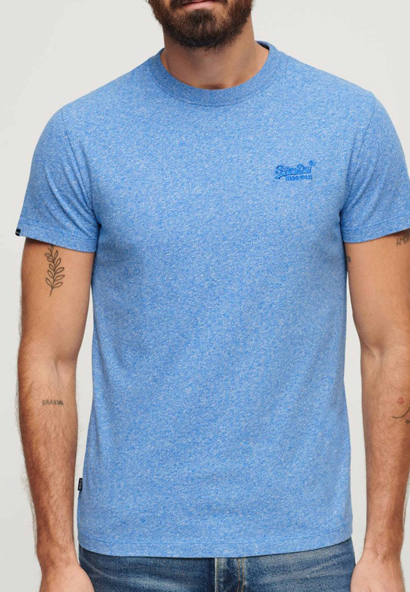 T-shirt a maniche corte Superdry - Vintage Logo Tee-Blu