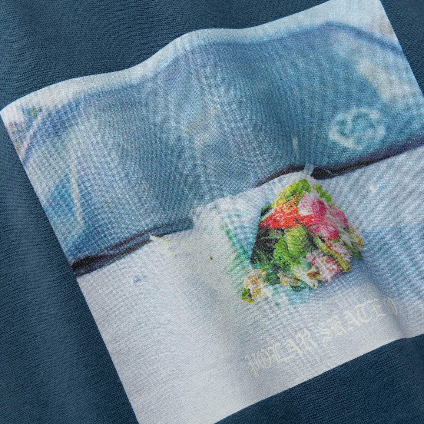T-shirt a maniche corte Polar - Dead Flowers Tee-Blu