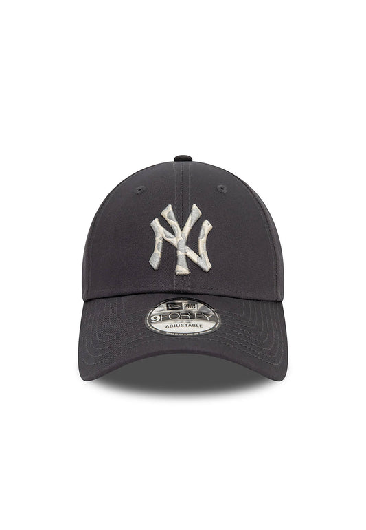 Cappellino New Era - 9Forty Yankees Animal Infill-Grigio