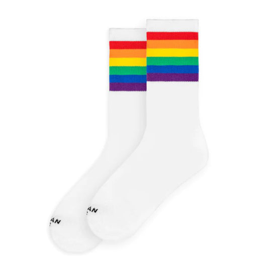 Mid High Rainbow Pride - White