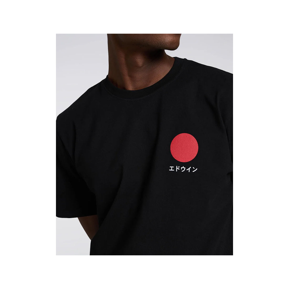 T-shirt a maniche corte Edwin - Japanese Sun-Nero