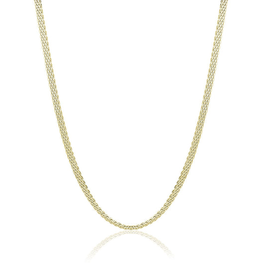 Collana catena mesh oro - BrandGioielli-Oro