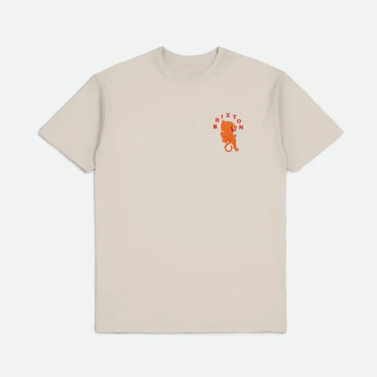 T-shirt a maniche corte Brixton - Seeks Tee-Crema