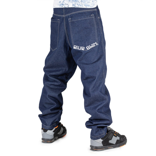 Jeans Blue Skin - Rider Pant Denim-Blu