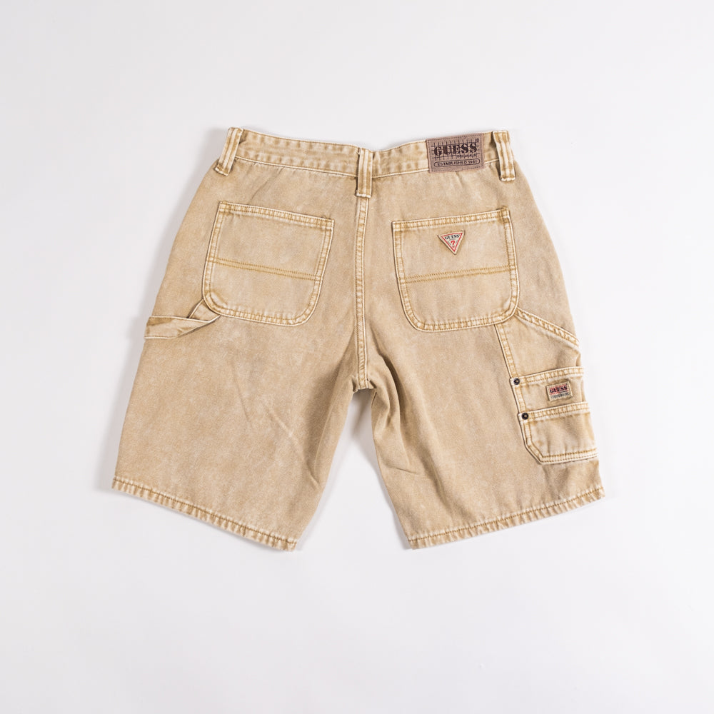 Pantaloncini Guess Originals - Panel Carpenter Shorts-Beige