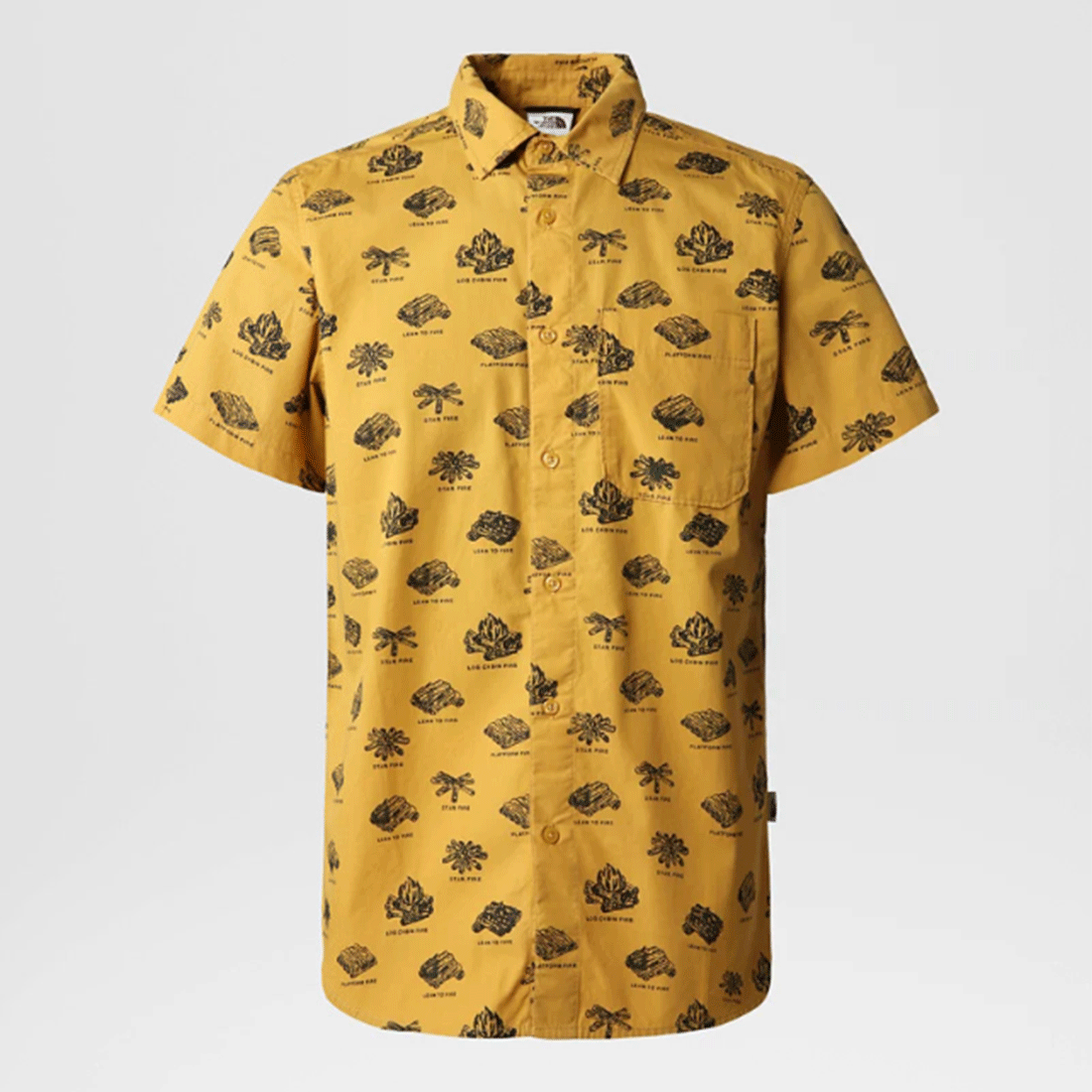 Camicia a maniche corte The North Face - Baytrail Shirt -Giallo