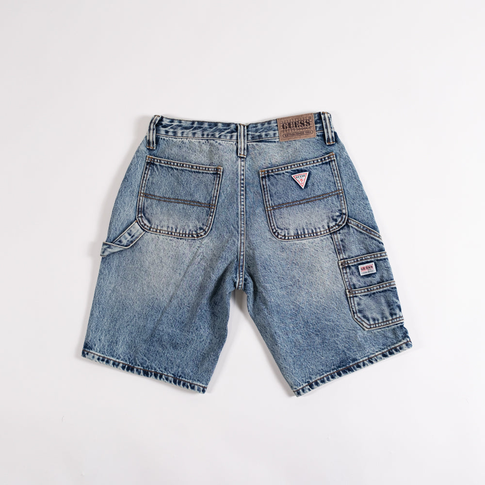 Pantaloncini Guess Originals - Carpenter Shorts-Azzurro