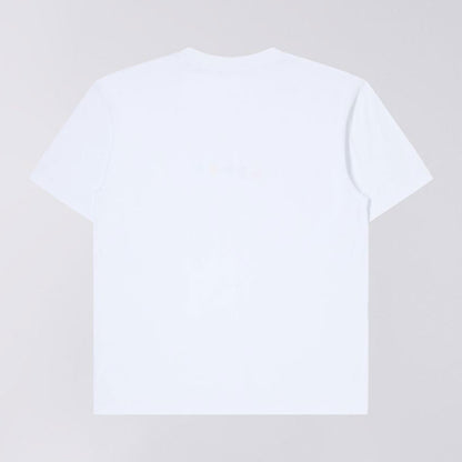 T-shirt a maniche corte Edwin - Katakana Embroidery -Bianco