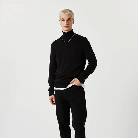 Minimum Turtleneck Sweater - Yakob 2.0-Black