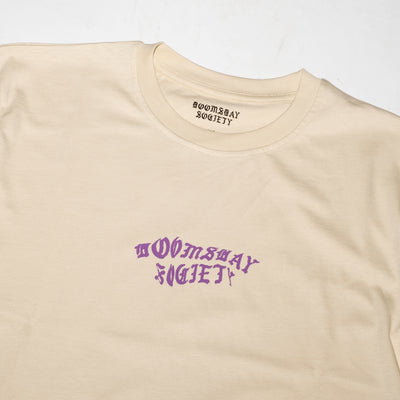 T-shirt a maniche corte Doomsday - Distressed tee-Crema