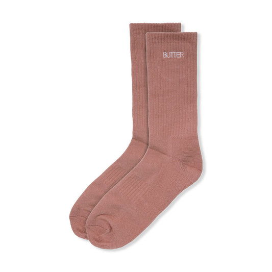 Butter Goods Logo Socks - Equipt Socks - Pink