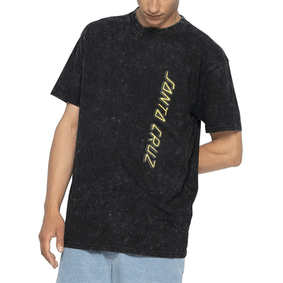 T-shirt a maniche corte Santa Cruz - Roskopp Break Tee -Nero