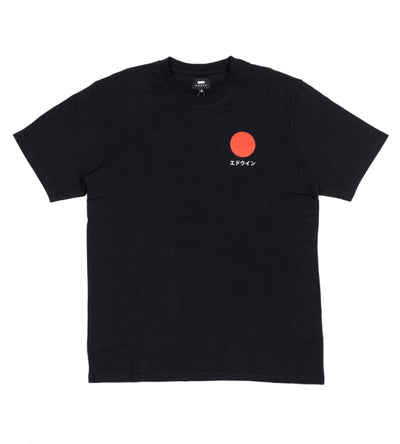T-shirt a maniche corte Edwin - Japanese Sun-Nero