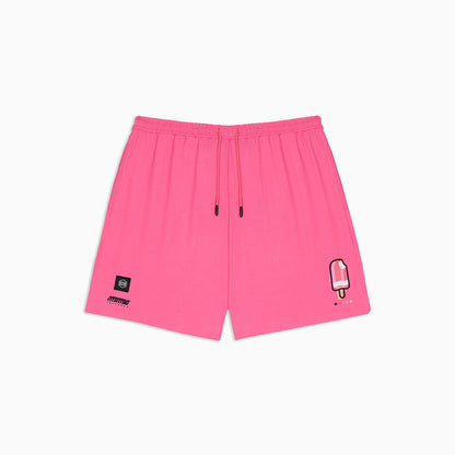 Costume Da Bagno Dolly Noire - Mambo Fragola Swimshort-Rosa