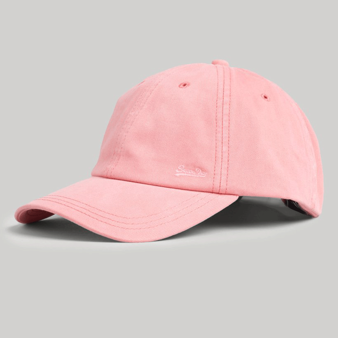 Superdry Hat - Vintage Embroided Cap - Pink