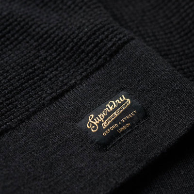 Maglione Superdry - Textured Jumper knit-Nero