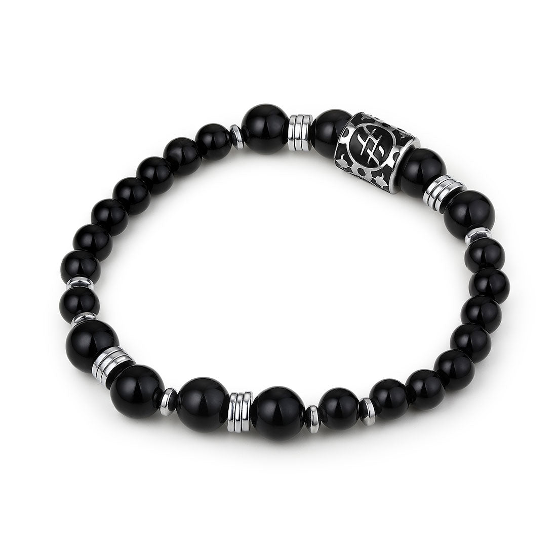 Black Agate Bracelet - BrandGioielli-Black