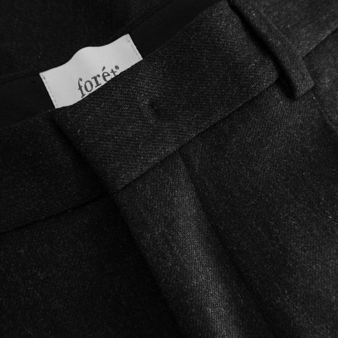 Pantaloni forét - Read wool Pants-Grigio