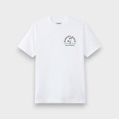 Butter Goods Short Sleeve T-Shirt - Tropicalia Tee-White