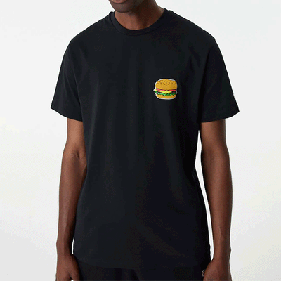 T-shirt a maniche corte New Era - Food Graphic tee -Nero