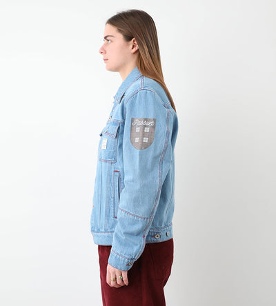Giacca jeans Paccbet (Rassvet) - Varsity Denim Jacket -Azzurro