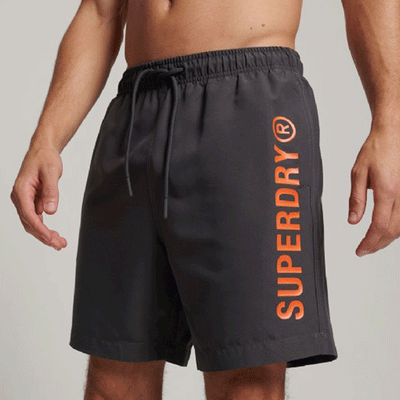 Pantaloncini da bagno Superdry - Code Core Swimshort-Grigio
