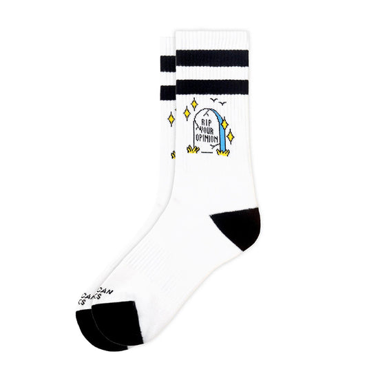 American Socks - Rip Your Opinion-White