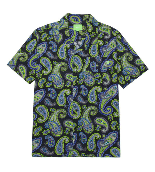 Paisley Woven Top - Black