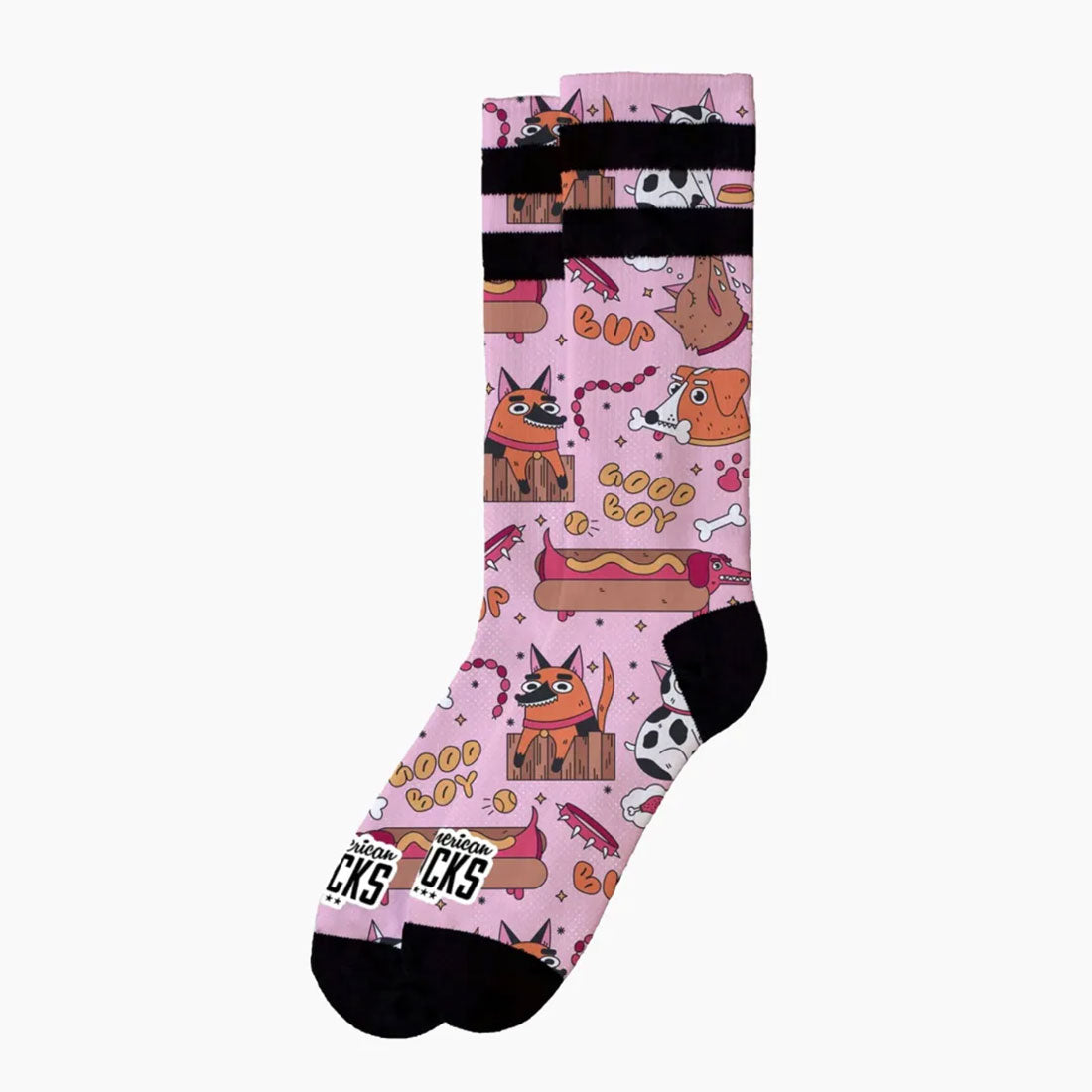 American Socks - Mutts-Pink